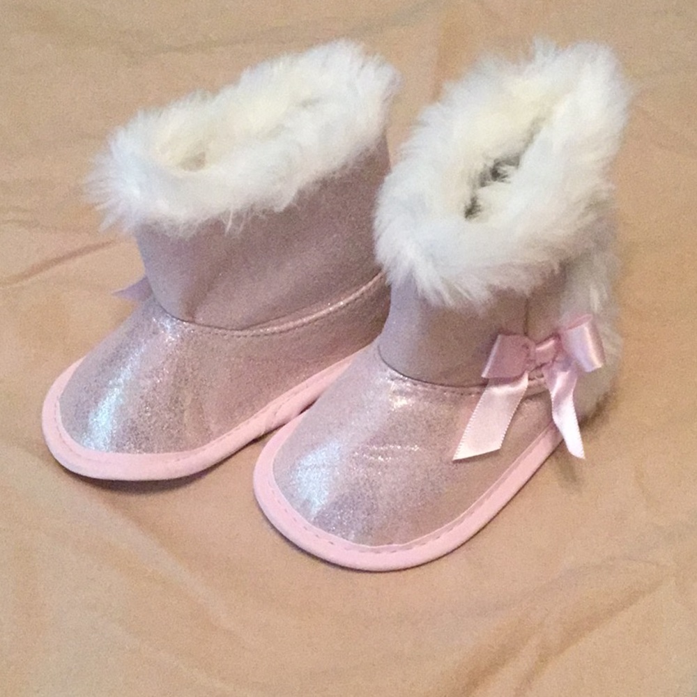 3-6 month baby girl booties